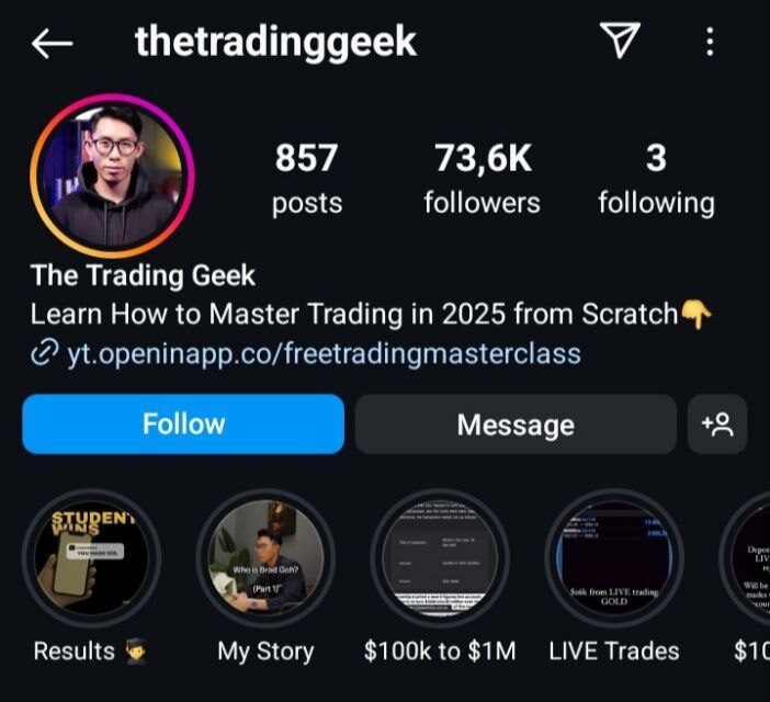 The "Trading Accelerator Course" by The Trading Geek