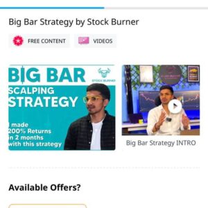 Big Bar Strategy by Stock Burner
