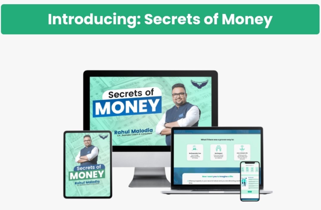 Secrets of Money – By CA Rahul Malodia