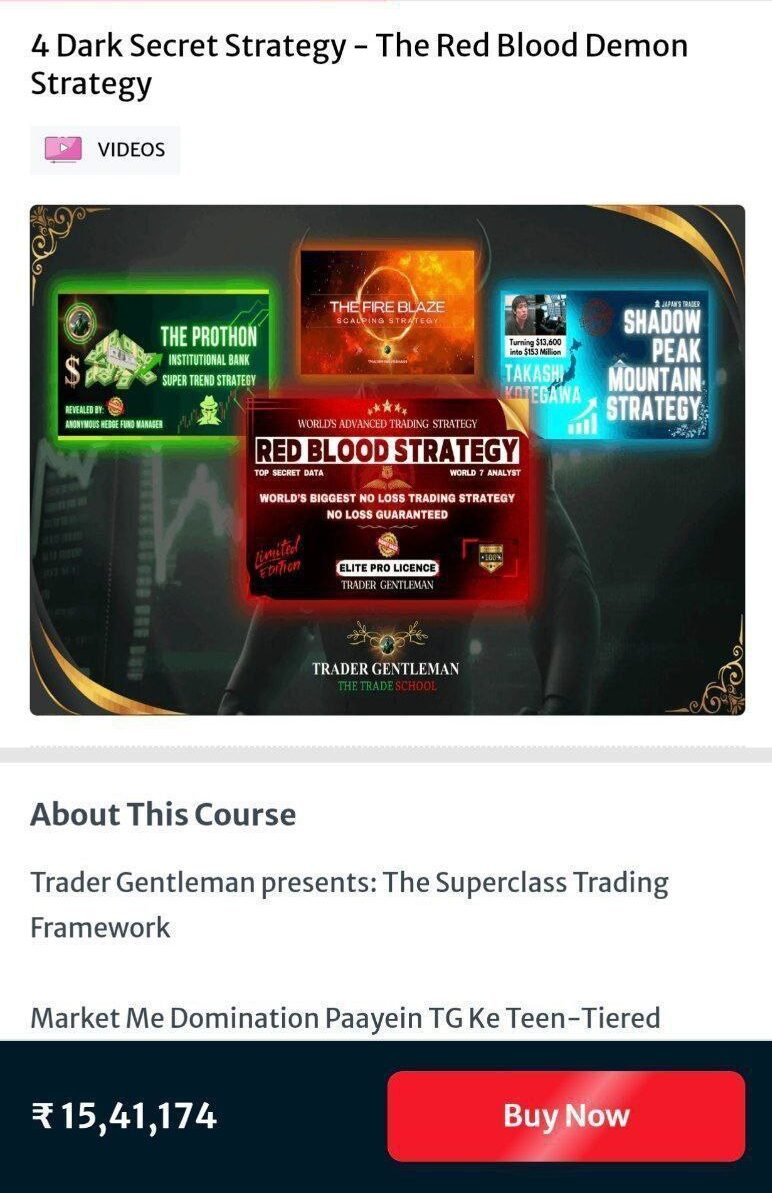 4 Dark Secret Strategy – The Red Blood Demon Strategy (2025 Edition)