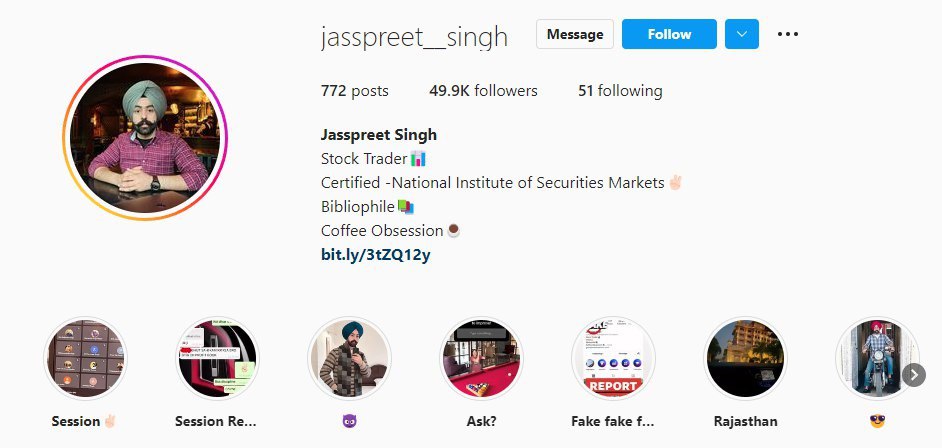 Stock Market Course – Jaspreet Singh