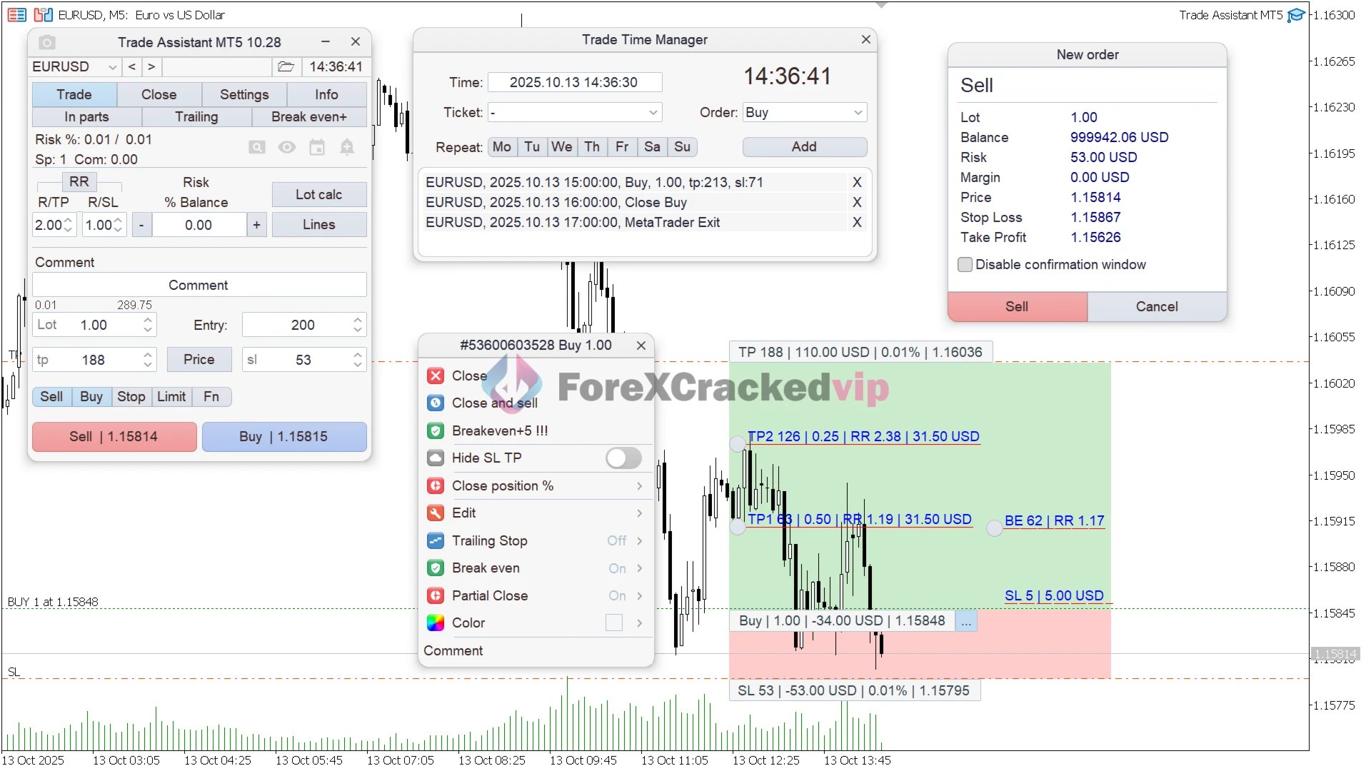 Trade Assistant MT5 – Advanced Trade Management Tool with Smart Risk Control & Original License Key - Image 4